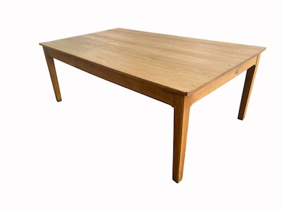 table de ferme ancienne en chene clair massif